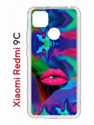 Чехол-накладка Xiaomi Redmi 9C (591325) Kruche PRINT Poison Lips