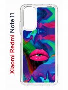 Чехол-накладка Xiaomi Redmi Note 11  (623778) Kruche PRINT Poison Lips