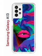 Чехол-накладка Samsung Galaxy A13 (630896) Kruche PRINT Poison Lips
