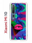 Чехол-накладка Xiaomi Mi 10 (593959) Kruche PRINT Poison Lips