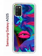 Чехол-накладка Samsung Galaxy A02s (594636) Kruche PRINT Poison Lips