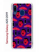 Чехол-накладка Samsung Galaxy A20 2019 (580663) Kruche PRINT Диктатура