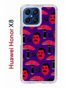 Чехол-накладка Huawei Honor X8 4G (638517) Kruche PRINT Диктатура
