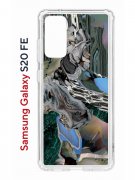 Чехол-накладка Samsung Galaxy S20 FE (593958) Kruche PRINT Опал Малахит Дерево