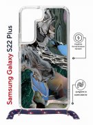 Чехол-накладка Samsung Galaxy S22 Plus (638527) Kruche PRINT Опал Малахит Дерево