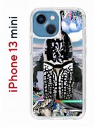 Чехол-накладка Apple iPhone 13 mini (606541) Kruche PRINT Черное Море