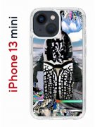 Чехол-накладка Apple iPhone 13 mini (606541) Kruche PRINT Черное Море