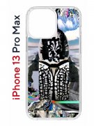 Чехол-накладка Apple iPhone 13 Pro Max (606544) Kruche PRINT Черное Море