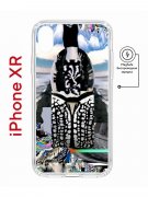 Чехол-накладка Apple iPhone XR (598897) Kruche PRINT Черное Море
