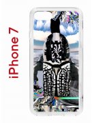 Чехол-накладка Apple iPhone 7 (580667) Kruche PRINT Черное Море