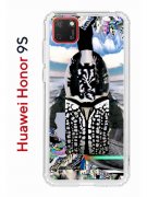 Чехол-накладка Huawei Honor 9S  (588929) Kruche PRINT Черное Море