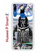 Чехол-накладка Huawei P Smart Z (588928) Kruche PRINT Черное Море