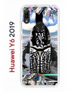 Чехол-накладка Huawei Y6 2019 (580675) Kruche PRINT Черное Море