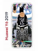 Чехол-накладка Huawei Y6 2019 (580675) Kruche PRINT Черное Море
