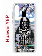 Чехол-накладка Huawei Y8P (588945) Kruche PRINT Черное Море