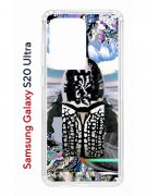Чехол-накладка Samsung Galaxy S20 Ultra (582689) Kruche PRINT Черное Море