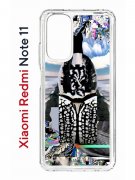 Чехол-накладка Xiaomi Redmi Note 11  (623778) Kruche PRINT Черное Море
