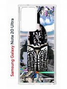 Чехол-накладка Samsung Galaxy Note 20 Ultra (588944) Kruche PRINT Черное Море