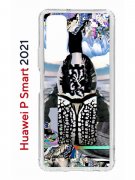 Чехол-накладка Huawei P Smart 2021 (594564) Kruche PRINT Черное Море