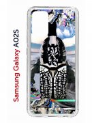 Чехол-накладка Samsung Galaxy A02s (594636) Kruche PRINT Черное Море