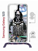 Чехол-накладка Samsung Galaxy S23 (638523) Kruche PRINT Черное Море