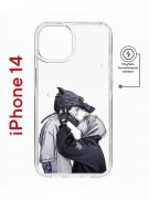 Чехол-накладка Apple iPhone 14  (625959) Kruche PRINT 2D