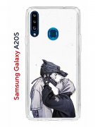 Чехол-накладка Samsung Galaxy A20S (588937) Kruche PRINT 2D