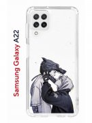 Чехол-накладка Samsung Galaxy A22 4G (606545) Kruche PRINT 2D