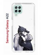 Чехол-накладка Samsung Galaxy A22 4G (606545) Kruche PRINT 2D
