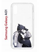 Чехол-накладка Samsung Galaxy A01/A015 (583858) Kruche PRINT 2D