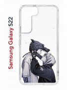 Чехол-накладка Samsung Galaxy S22 (610633) Kruche PRINT 2D