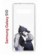 Чехол-накладка Samsung Galaxy S10 (580670) Kruche PRINT 2D