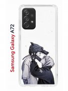 Чехол-накладка Samsung Galaxy A72 (598893) Kruche PRINT 2D