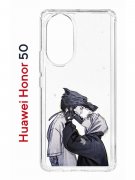 Чехол-накладка Huawei Honor 50 (610635) Kruche PRINT 2D