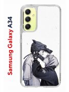 Чехол-накладка Samsung Galaxy A34 5G (637294) Kruche PRINT 2D