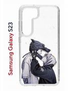 Чехол-накладка Samsung Galaxy S23 (638518) Kruche PRINT 2D
