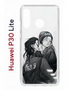 Чехол-накладка Huawei P30 Lite (585137) Kruche PRINT F63.9