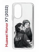 Чехол-накладка Huawei Honor X7  (638390) Kruche PRINT F63.9