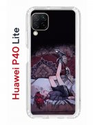 Чехол-накладка Huawei P40 Lite  (588940) Kruche PRINT Ковер