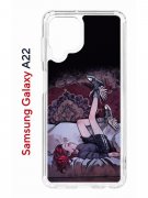 Чехол-накладка Samsung Galaxy A22 4G (606545) Kruche PRINT Ковер