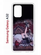 Чехол-накладка Samsung Galaxy A32 4G (598888) Kruche PRINT Ковер