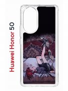 Чехол-накладка Huawei Honor 50 (610635) Kruche PRINT Ковер