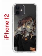 Чехол-накладка Apple iPhone 12  (588925) Kruche PRINT Ржавчина