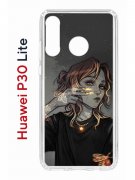 Чехол-накладка Huawei P30 Lite (585137) Kruche PRINT Ржавчина