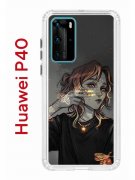 Чехол-накладка Huawei P40 (583862) Kruche PRINT Ржавчина