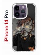 Чехол-накладка iPhone 14 Pro Kruche Print Ржавчина