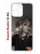 Чехол-накладка Xiaomi Redmi 12 4G Kruche Print Ржавчина