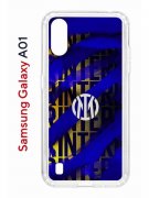 Чехол-накладка Samsung Galaxy A01/A015 (583858) Kruche PRINT Интер - Fans