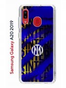 Чехол-накладка Samsung Galaxy A20 2019 (580663) Kruche PRINT Интер - Fans