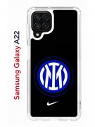 Чехол-накладка Samsung Galaxy A22 4G (606545) Kruche PRINT Интер - Nike
